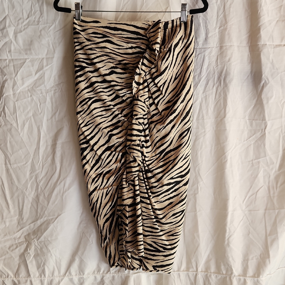A.L.C. Zebra Print Skirt - Picture 2 of 8